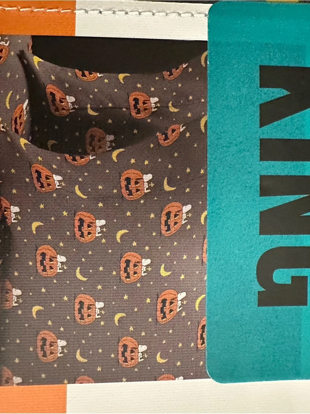 Peanuts Halloween Snoopy Pumpkin Sheet Set - Gray, Orange & Yellow